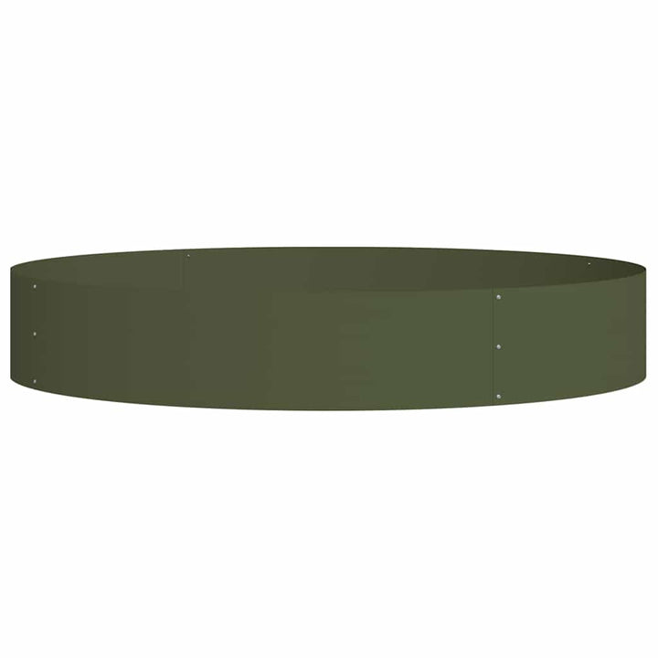 Plante ring 5 pcs Oliven grøn 120 x 120 x 20 cm Koldvalset stål