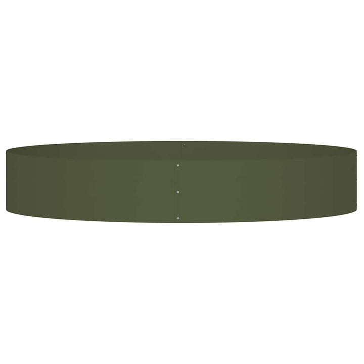 Plante ring 5 pcs Oliven grøn 120 x 120 x 20 cm Koldvalset stål