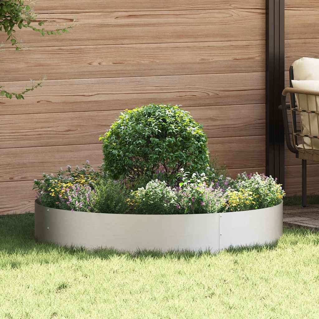 Plante ring 5 stk. Sølv 120 x 120 x 20 cm Rustfrit stål
