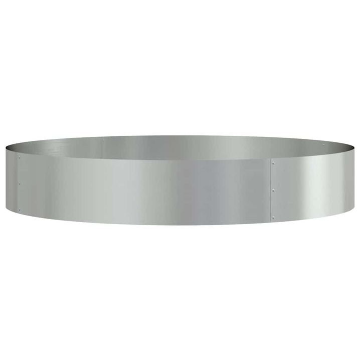 Plante ring Sølv 120 x 120 x 20 cm Galvaniseret stål