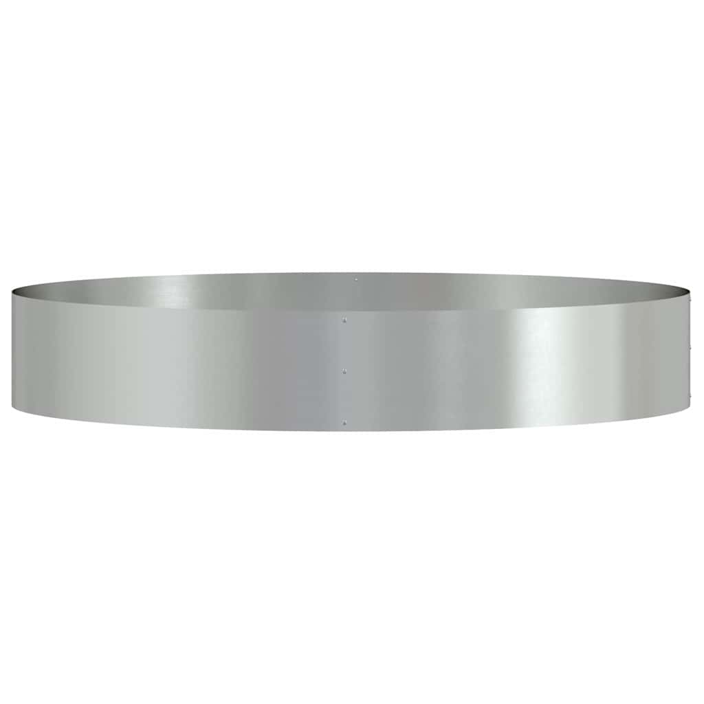 Plante ring Sølv 120 x 120 x 20 cm Galvaniseret stål