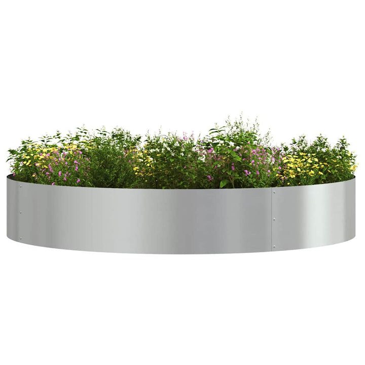 Plante ring Sølv 120 x 120 x 20 cm Galvaniseret stål