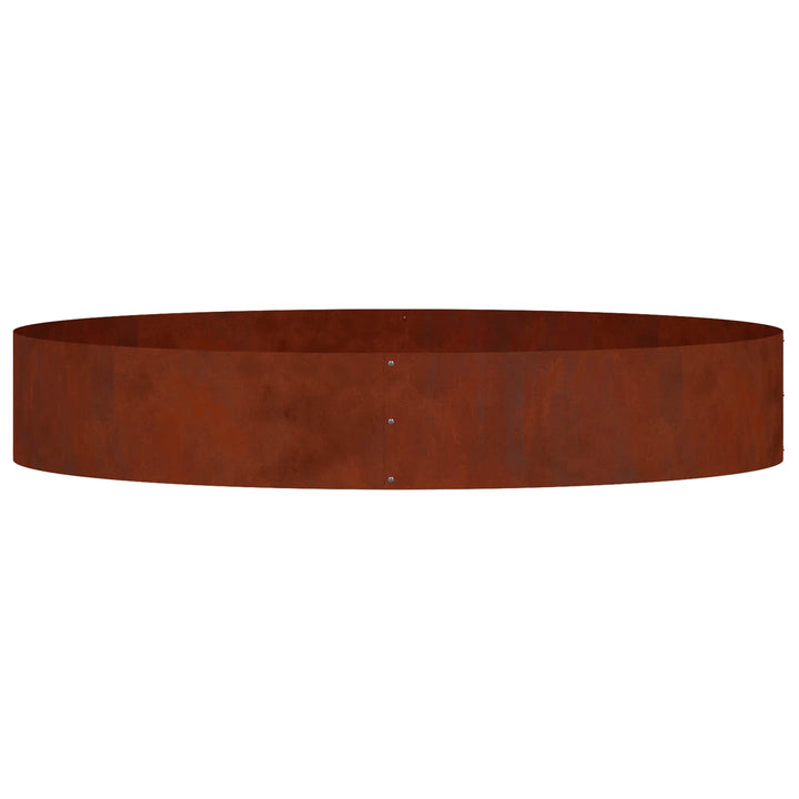 Plante ring 5 pcs Brun 120 x 120 x 20 cm Cortenstål