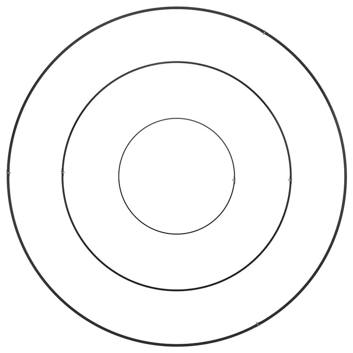 Have Blomsterkrukke Sort 90 x 90 x 20 cm Koldvalset stål
