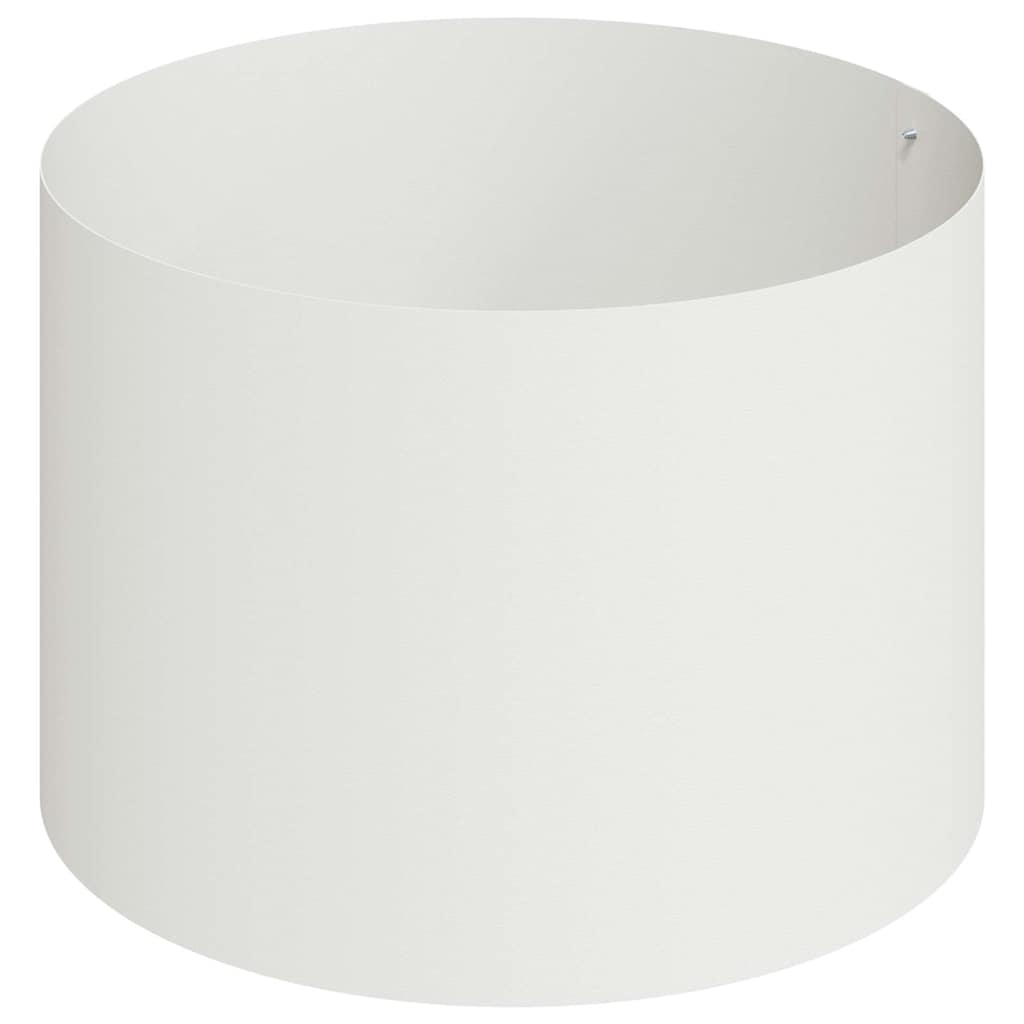 Have Blomsterkrukke Hvid 90 x 90 x 20 cm Koldvalset stål