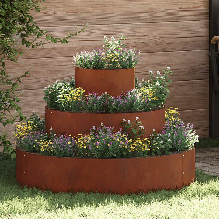 Have Blomsterkrukke Rusten 90 x 90 x 20 cm Cortenstål