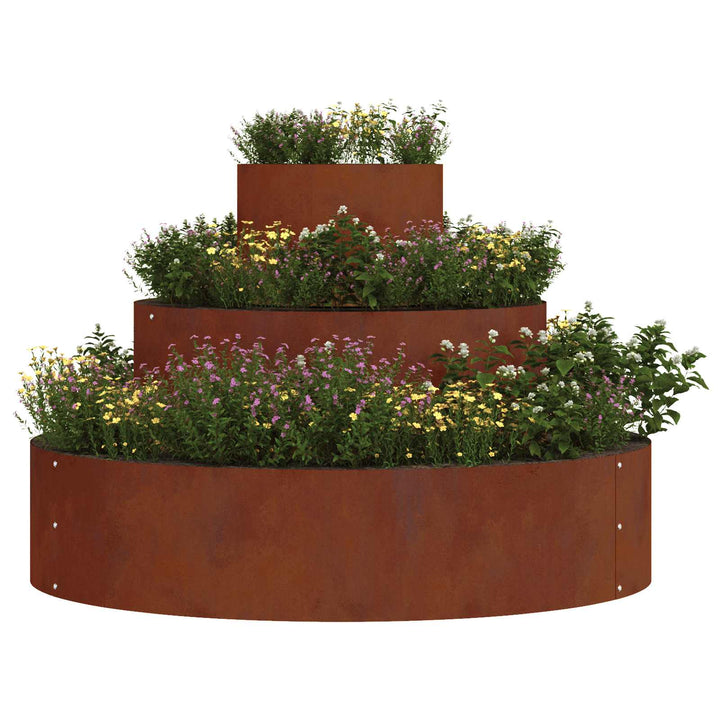 Have Blomsterkrukke Rusten 90 x 90 x 20 cm Cortenstål