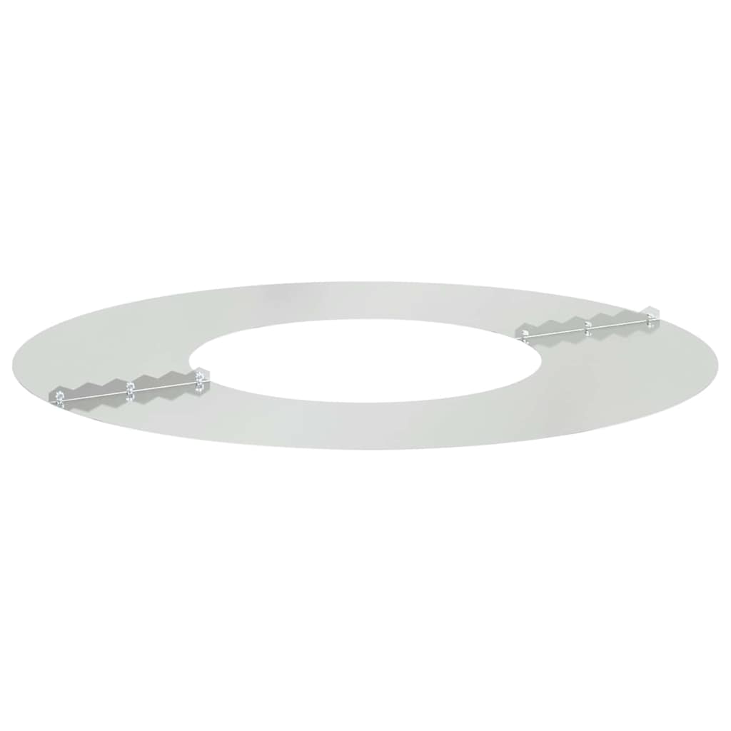 egnet til flad træring Sølv Ø30/60 cm Galvaniseret stål