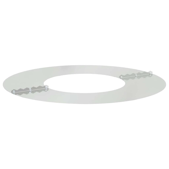 egnet til flad træring Sølv Ø30/60 cm Galvaniseret stål