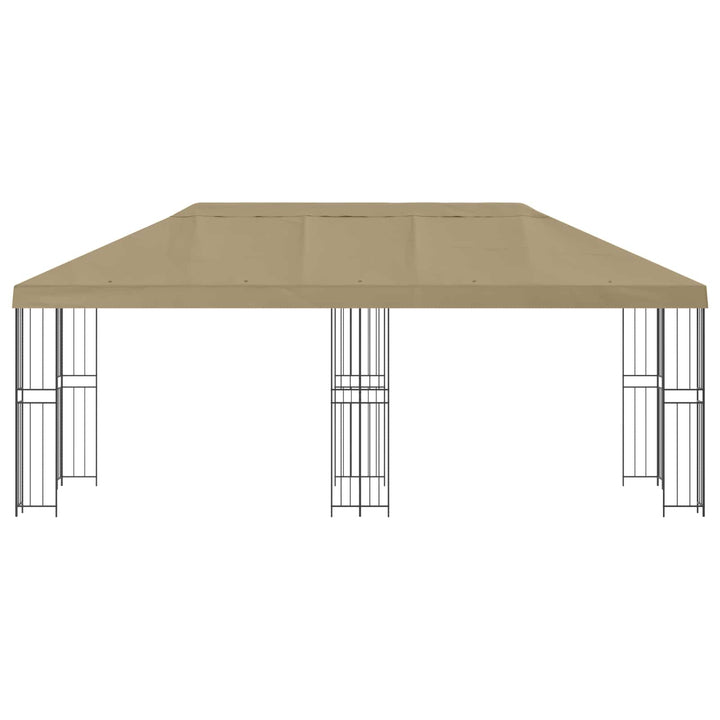 Have Gazebo 6 x 3 m Beige Polyester og Stål 190 gsm