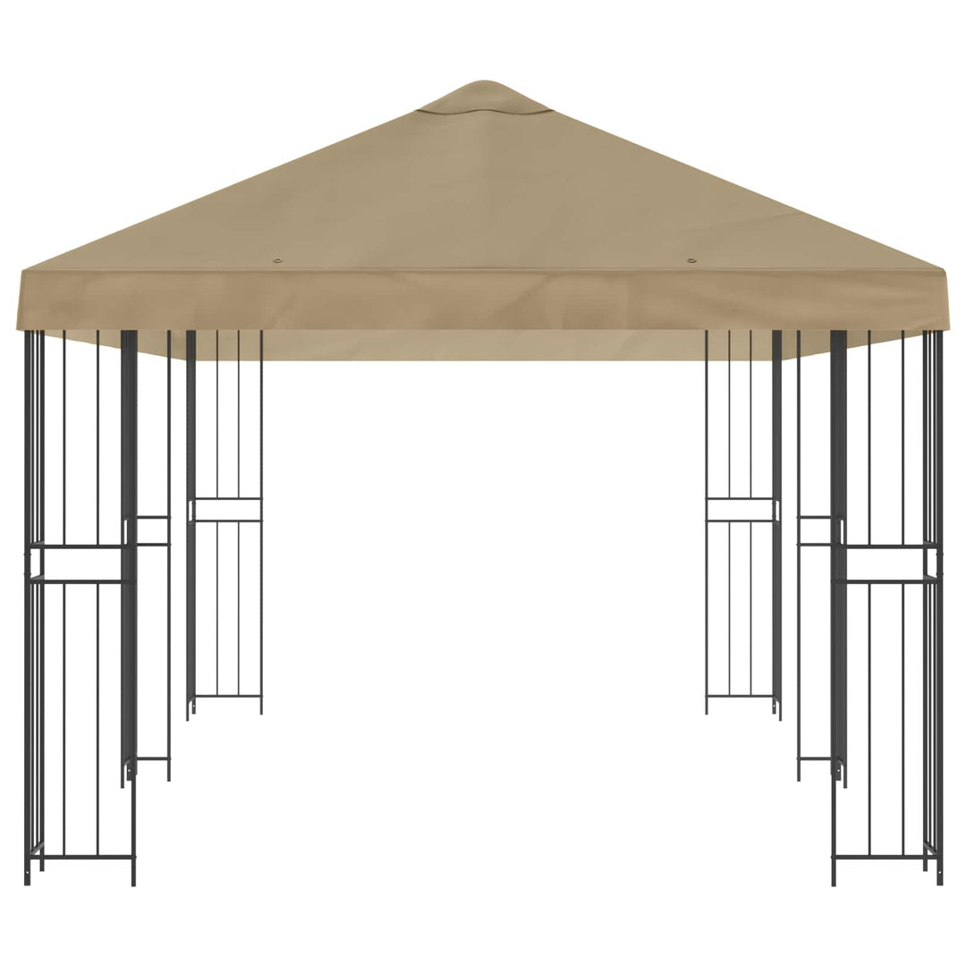Have Gazebo 6 x 3 m Beige Polyester og Stål 190 gsm