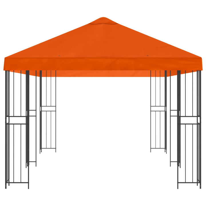 Have Gazebo 6 x 3 m Orange Polyester og Stål 190 gsm