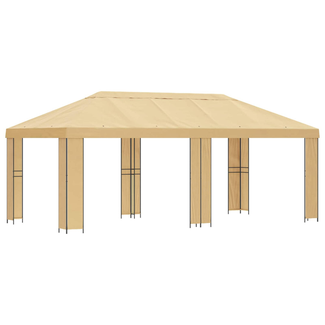 Have Gazebo 6 x 3 m Cremefarvet Polyester og Stål 190
