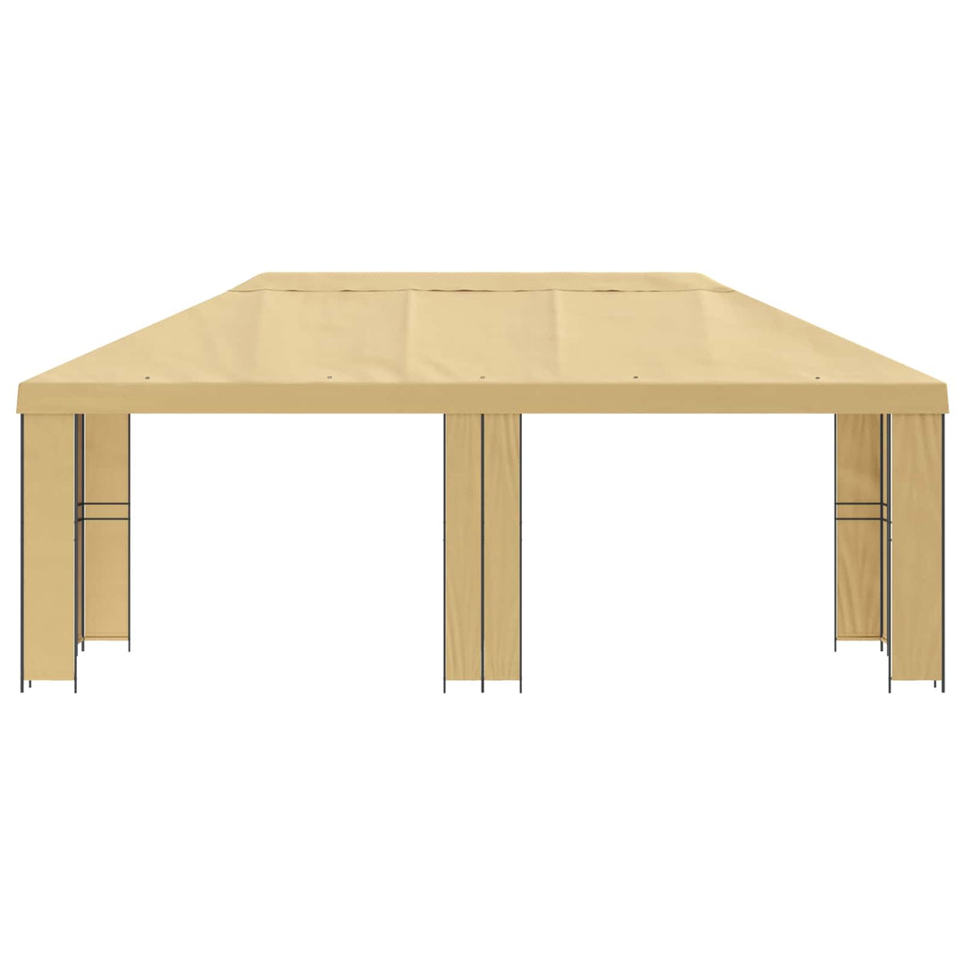 Have Gazebo 6 x 3 m Cremefarvet Polyester og Stål 190