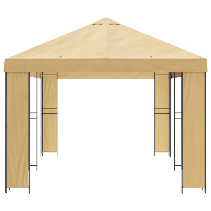 Have Gazebo 6 x 3 m Cremefarvet Polyester og Stål 190