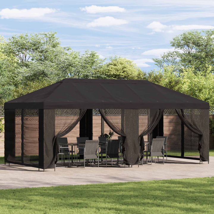 Have Gazebo 6 x 3 m Antracit Polyester og Stål 190