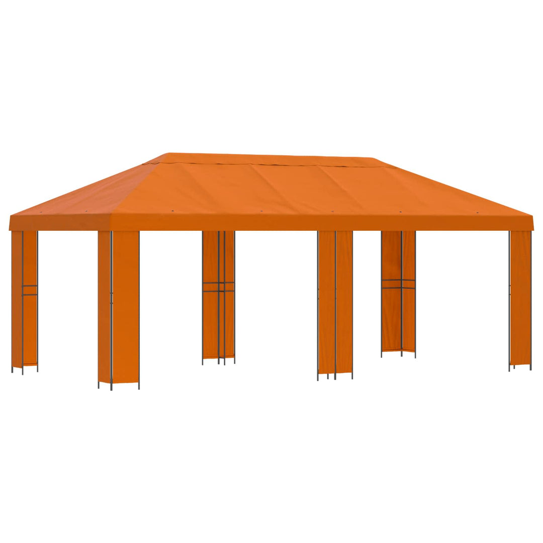 Have Gazebo 6 x 3 m Orange Polyester og Stål 190