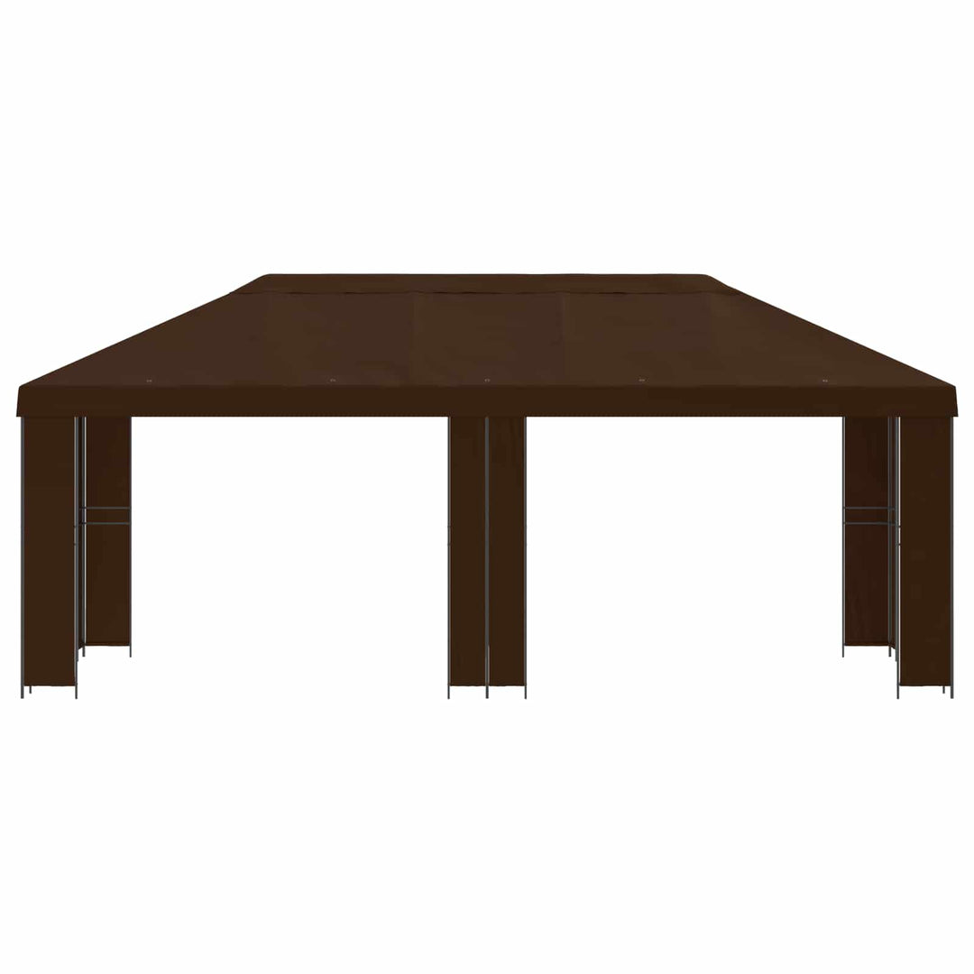 Have Gazebo 6 x 3 m Brun Polyester og Stål 190