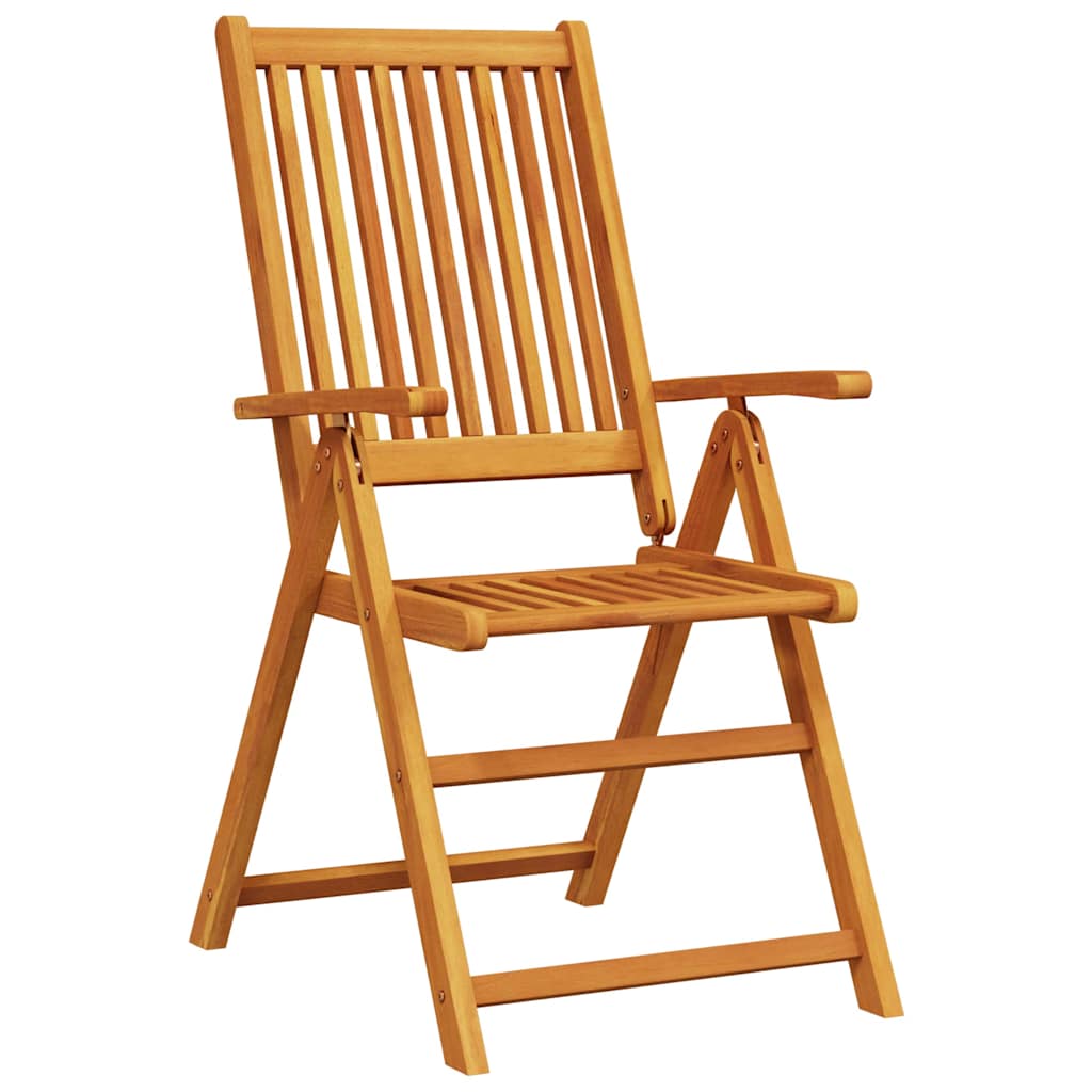 Have Spisebordssæt Foldbar 5 pcs Brun Massivt Akacietræ