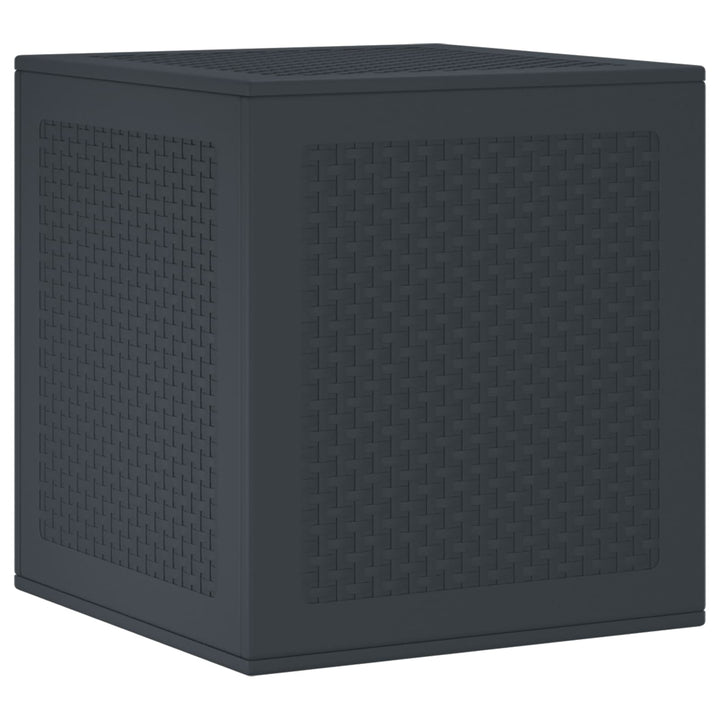 Opbevaringskasse Antracit 55 x 53 x 57 cm Polypropylen