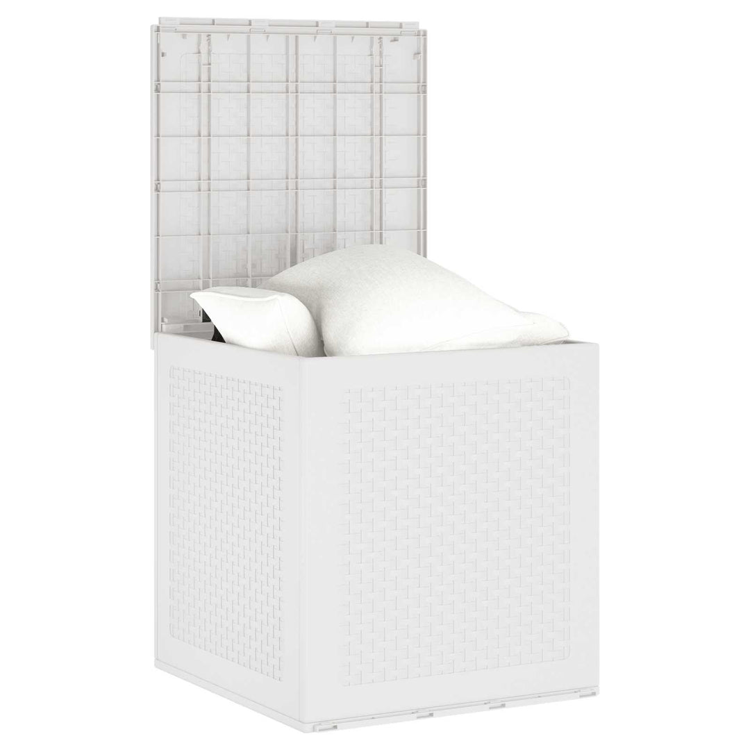 Opbevaringskasse Hvid 55 x 53 x 57 cm Polypropylen