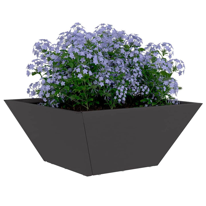 Have Blomsterkrukke 5 stk. Sort 35 x 35 x 15 cm Koldvalset stål