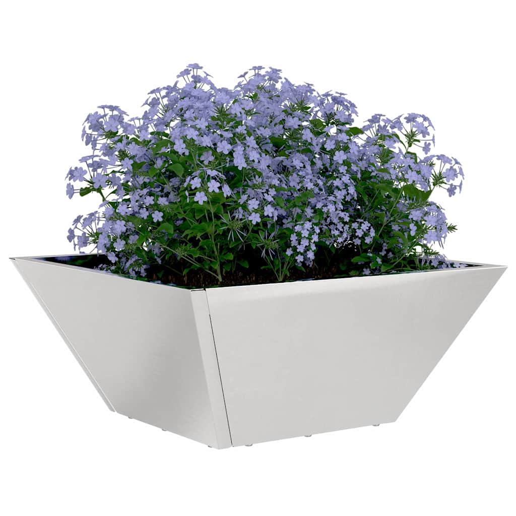 Have Blomsterkrukke 5 stk. Sølv 35 x 35 x 15 cm Rustfrit stål
