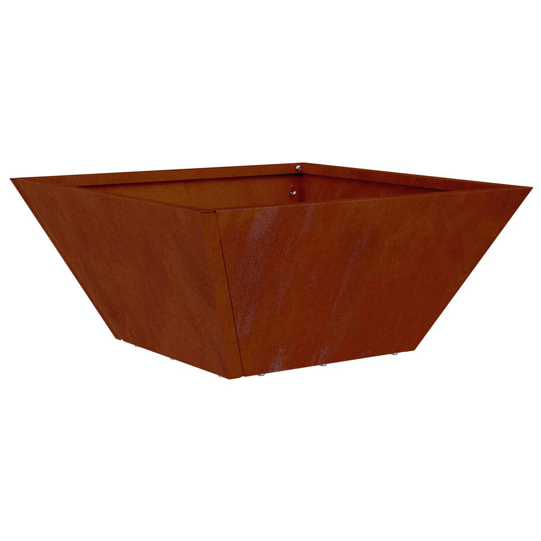 Have Blomsterkrukke 5 stk. Rusten 35 x 35 x 15 cm Cortenstål