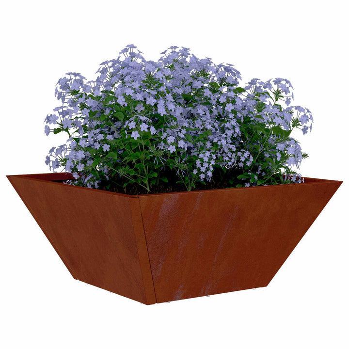 Have Blomsterkrukke 5 stk. Rusten 35 x 35 x 15 cm Cortenstål