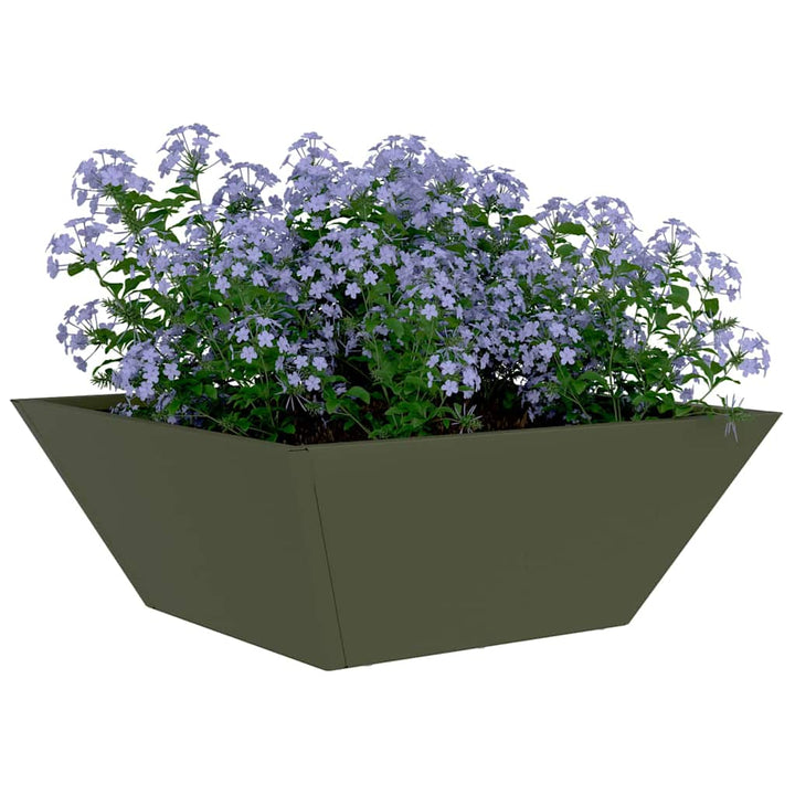 Have Blomsterkrukke 5 stk. Oliven grøn 40 x 40 x 15 cm