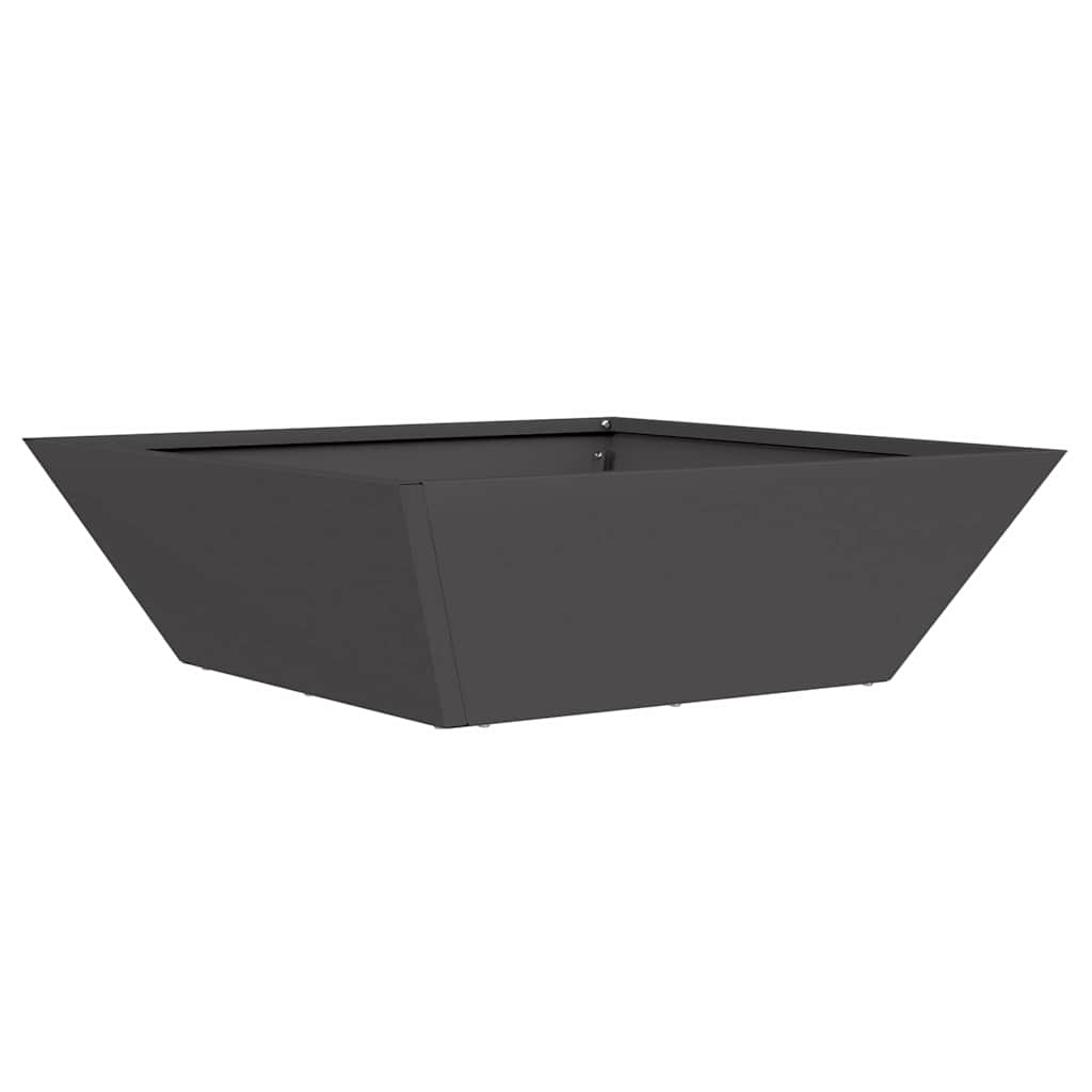 Have Blomsterkrukke 5 stk. Sort 50 x 50 x 15 cm Koldvalset stål