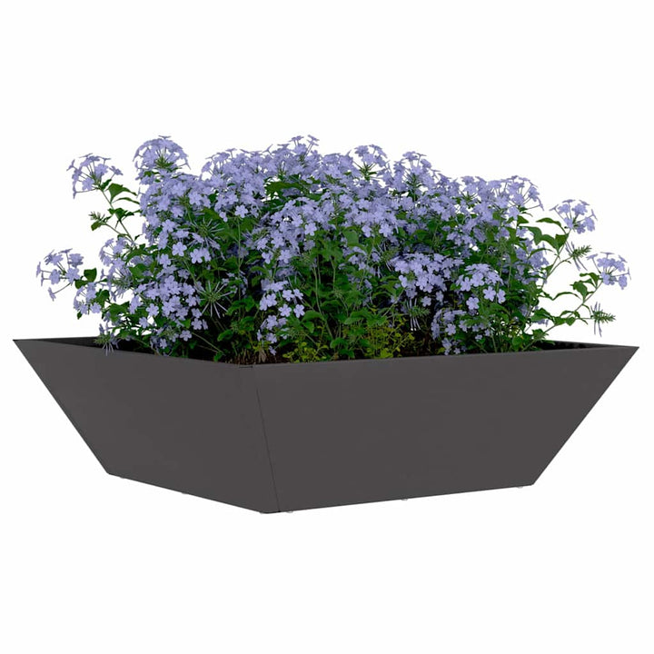 Have Blomsterkrukke 5 stk. Sort 50 x 50 x 15 cm Koldvalset stål