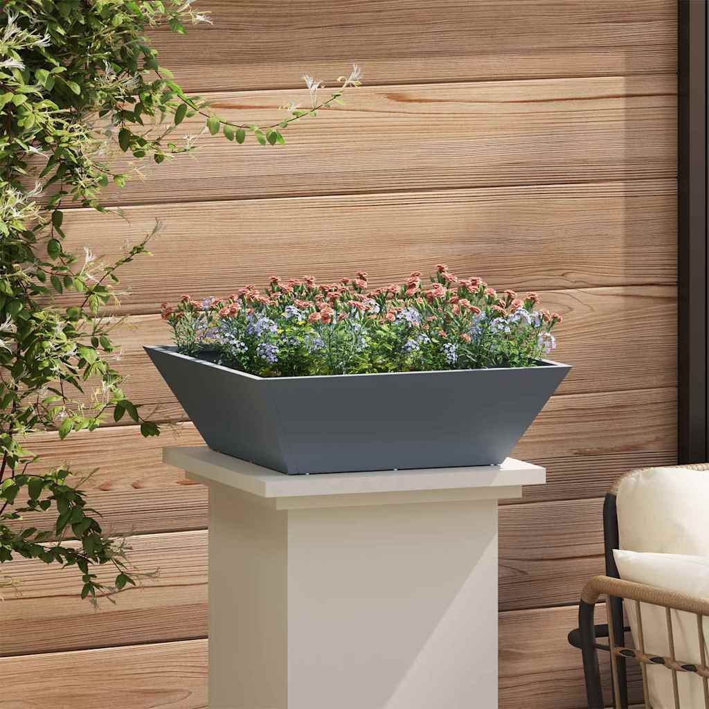 Have Blomsterkrukke 5 stk. Antracit 50 x 50 x 15 cm