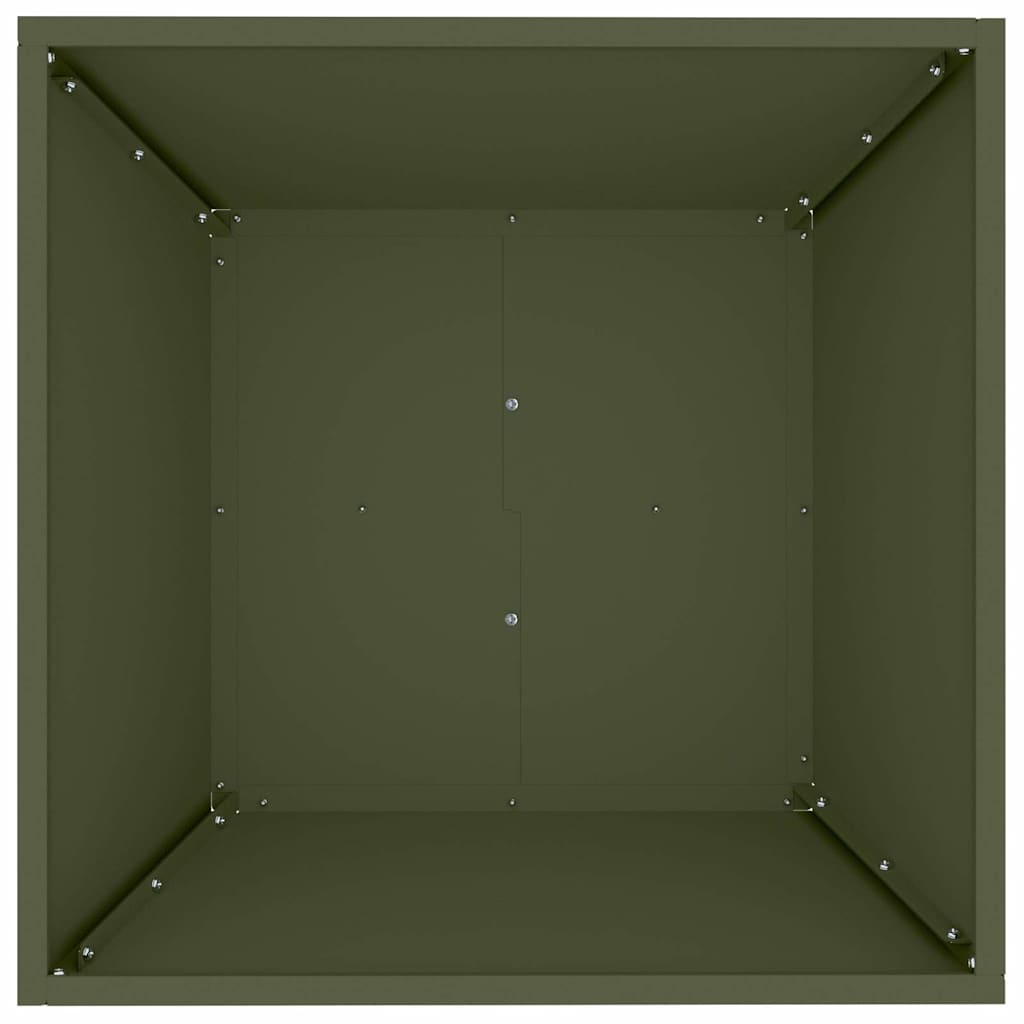 Have Blomsterkrukke 5 stk. Oliven grøn 50 x 50 x 15 cm
