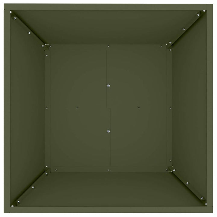Have Blomsterkrukke 5 stk. Oliven grøn 50 x 50 x 15 cm