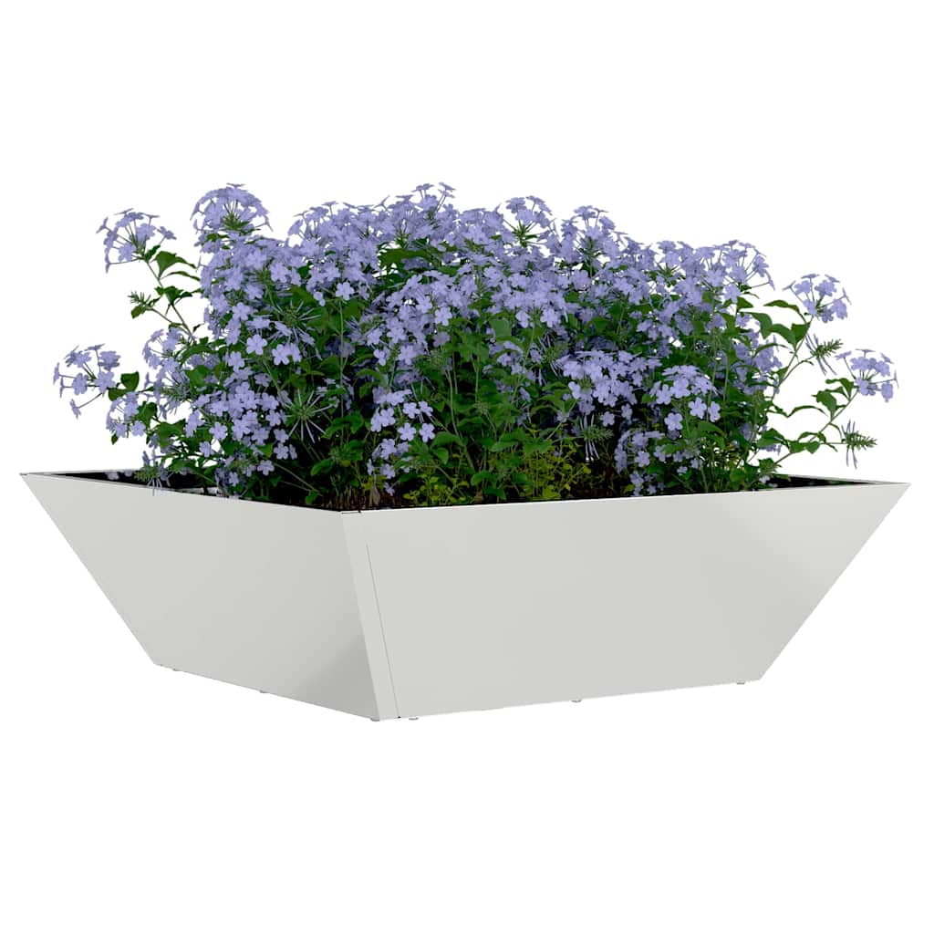 Have Blomsterkrukke Sølv 50 x 50 x 15 cm Galvaniseret stål