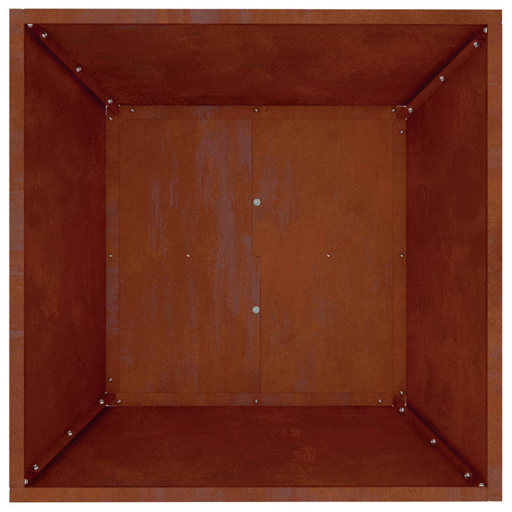 Have Blomsterkrukke 5 stk. Rusten 50 x 50 x 15 cm Cortenstål