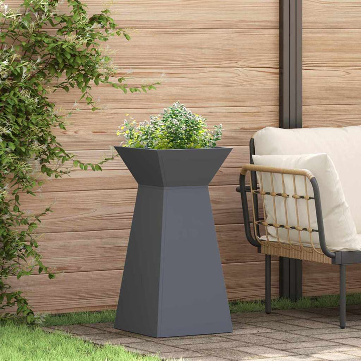Søjle Plantekasse Antracit 35 x 35 x 73 cm
