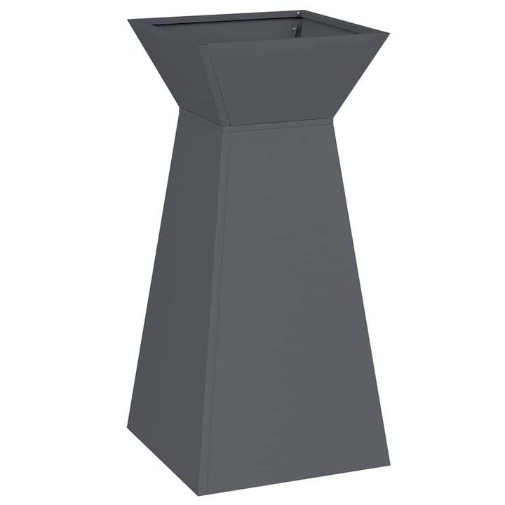 Søjle Plantekasse Antracit 35 x 35 x 73 cm