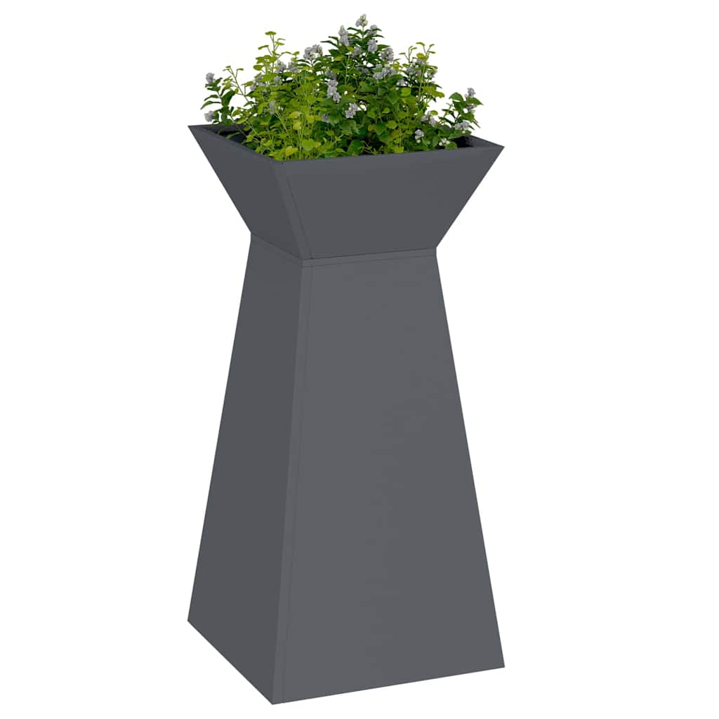 Søjle Plantekasse Antracit 35 x 35 x 73 cm