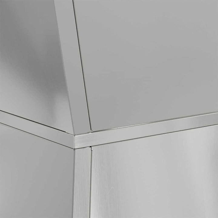 Søjle Plantekasse 2 pcs Sølv 35 x 35 x 73 cm