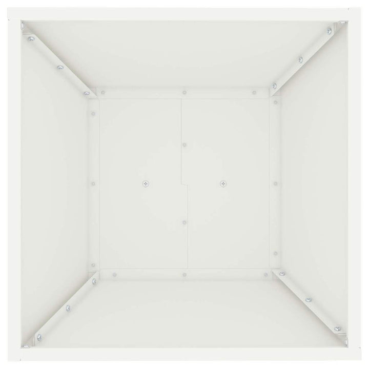 Søjle Plantekasse Hvid 40 x 40 x 100 cm