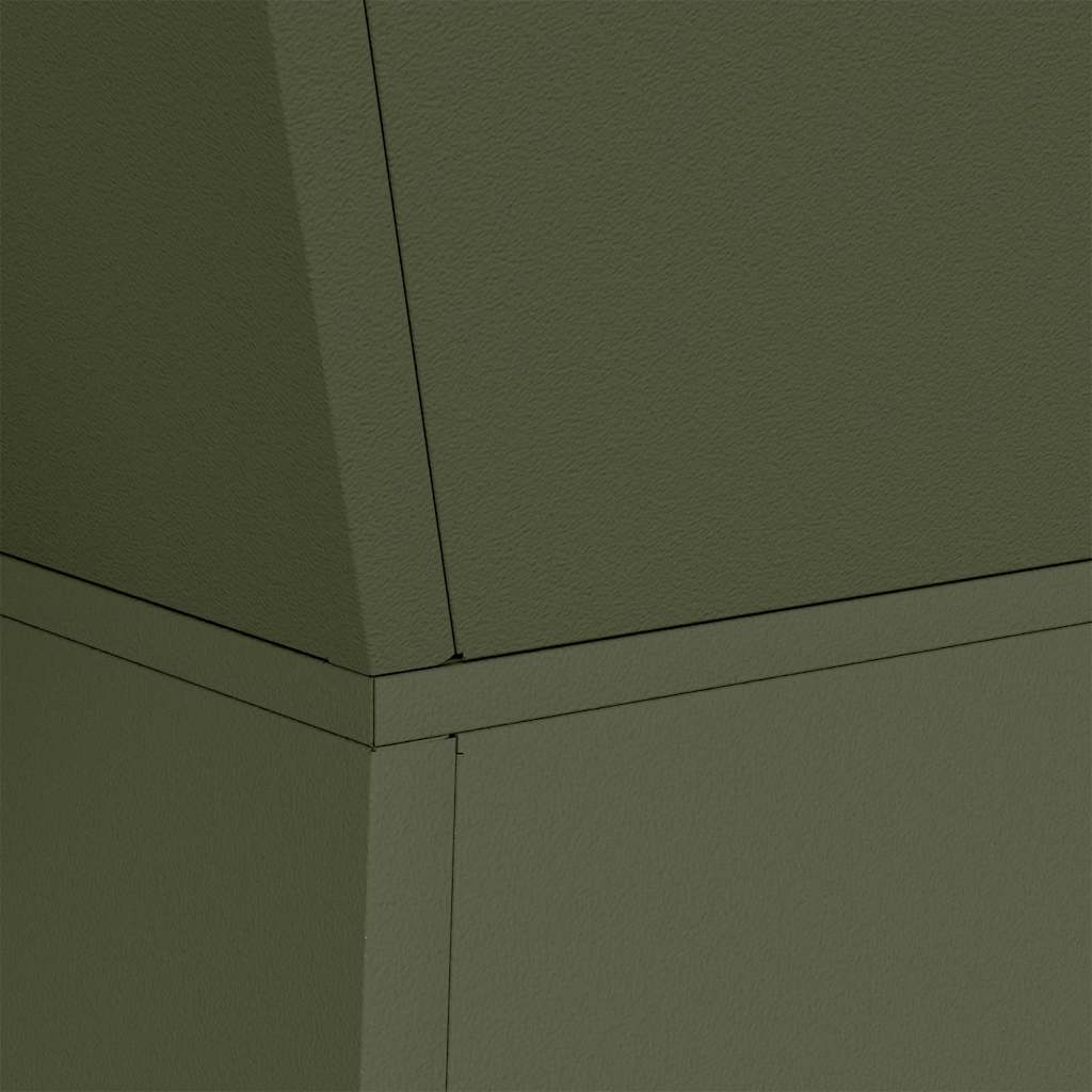 Søjle Plantekasse Olivengrøn 40 x 40 x 100 cm