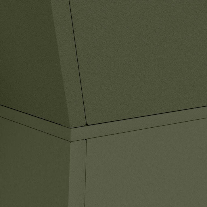 Søjle Plantekasse Olivengrøn 40 x 40 x 100 cm