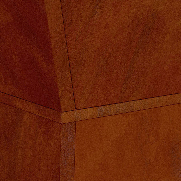 Søjle Plantekasse Rusten 40 x 40 x 100 cm