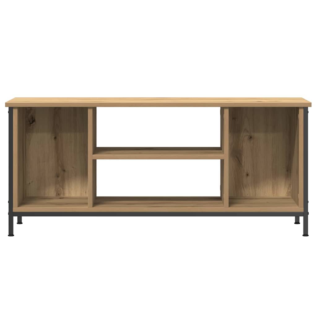 TV-skab 102 x 35 x 45 cm Artisan Egetræ Konstrueret træ