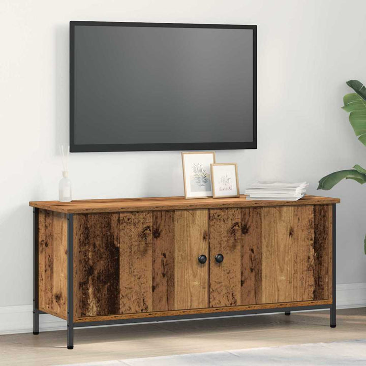 TV-skab Gammelt træ 100 x 35 x 45 cm Konstrueret træ