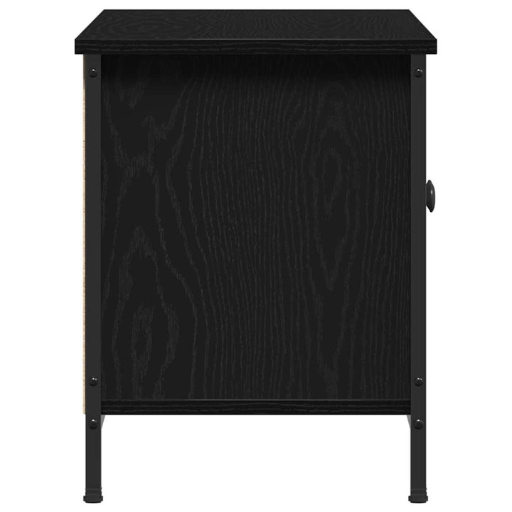 TV-skab Sort eg 100 x 35 x 45 cm Konstrueret træ
