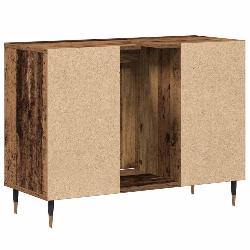 Badeværelsesskab Gammelt træ 80 x 33 x 60 cm Konstrueret træ