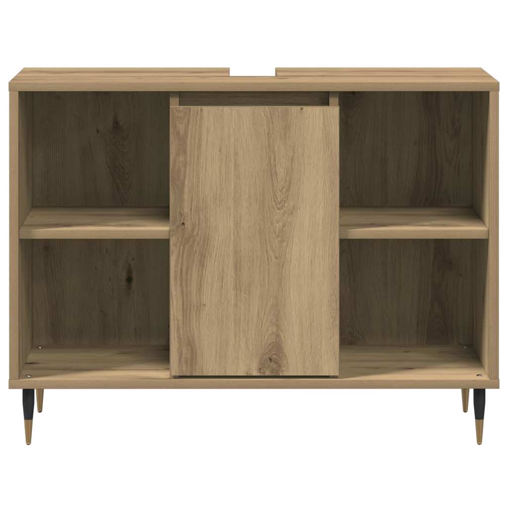 Badeværelsesskab Artisan Egetræ 80 x 33 x 60 cm Konstrueret træ